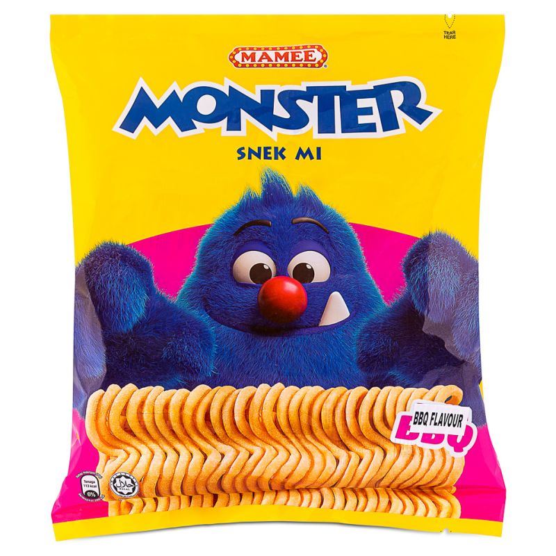 Mamee Monster Noodle Snack (Perisa BBQ Flavour)