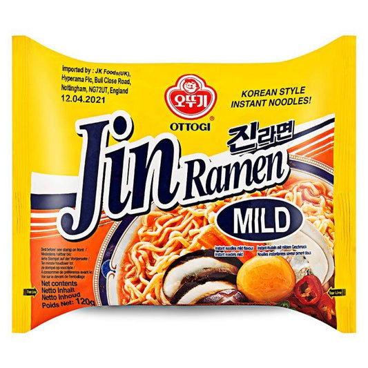 (Case) Ottogi Jin Ramen (Mild) 진라면 120g*40