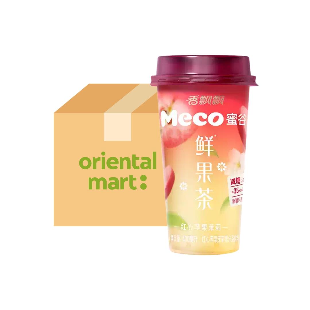 Xiang Piao Piao Meco Apricot & Apple Jasmine Tea (Case of 15) 香飄飄 蜜谷鮮果茶 (紅心蘋果茉莉) (15杯)