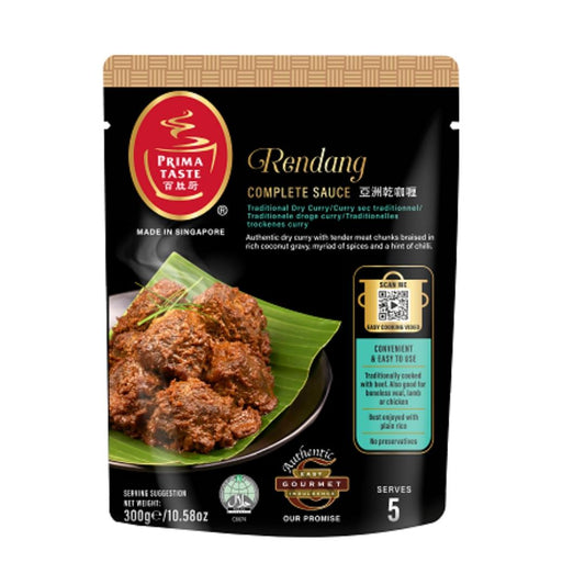 Prima Taste Ready-to-Cook Meal Sauce Kit for Rendang Asian Dry Curry 百勝廚 亞洲乾咖喱即煮可食醬料套裝