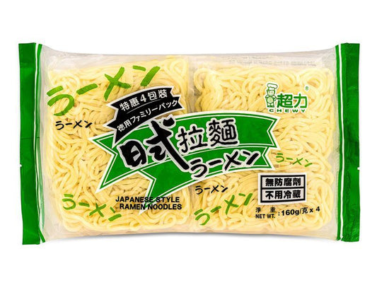 耐嚼日式拉麵 超力日式拉麵 (特惠4包裝)