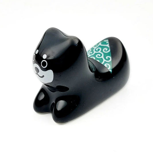 Shiba Inu Chopstick Rest (Black)
