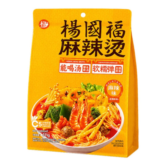 Yang Guo Fu Malatang Hot Pot with Potato Noodle (Hot & Spicy) 楊國福 麻辣燙 (麻辣味)