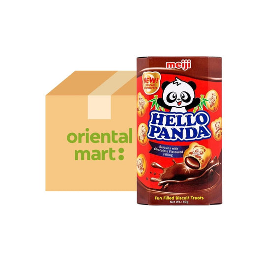 Meiji Hello Panda Biscuits with Chocolate Flavoured Filling (Box of 20) 明治 熊貓朱古力夾心餅 (20盒)
