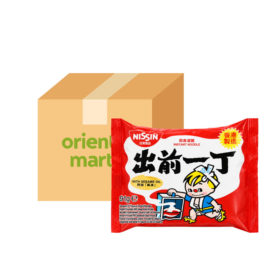 Nissin Sesame Oil Flavour Instant Noodles (Case of 30) 出前一丁 麻油味即食湯麵 (30包)