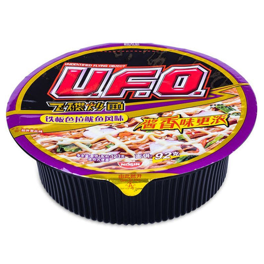 Nissin UFO Instant Japanese Yakisoba (Salad & Squid Flavour) 日清 飛碟炒麵 (鐵板色拉魷魚風味)