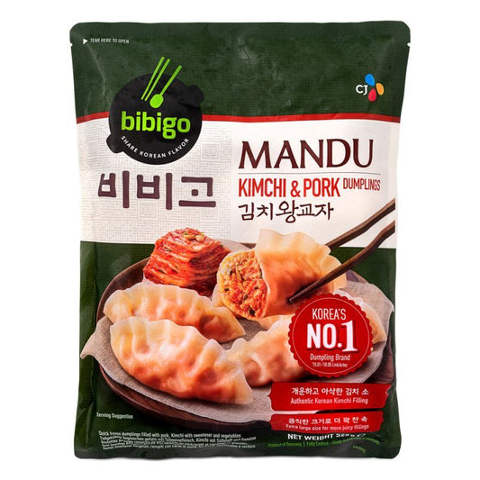 CJ Bibigo Mandu Dumplings (Kimchi & Pork) 김치왕교자