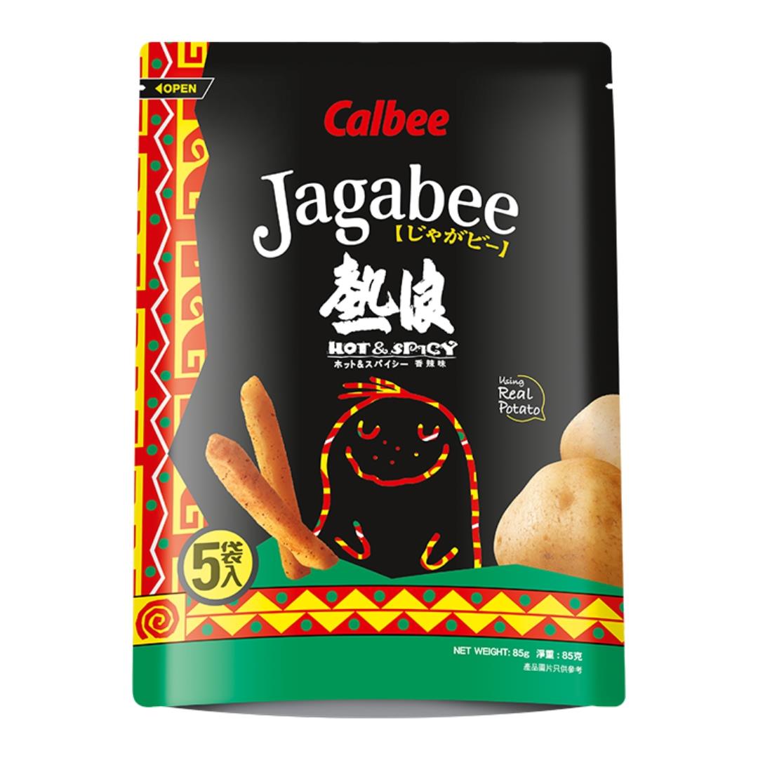 Calbee Jagabee Potato Sticks (Hot & Spicy Flavour) 宅卡B薯條 (熱浪香辣味)