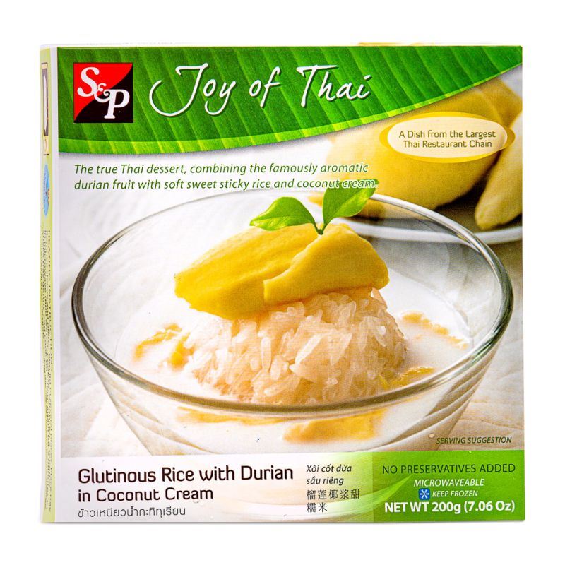 S&P Glutinous Rice with Durian in Coconut Cream 榴蓮椰漿甜糯米