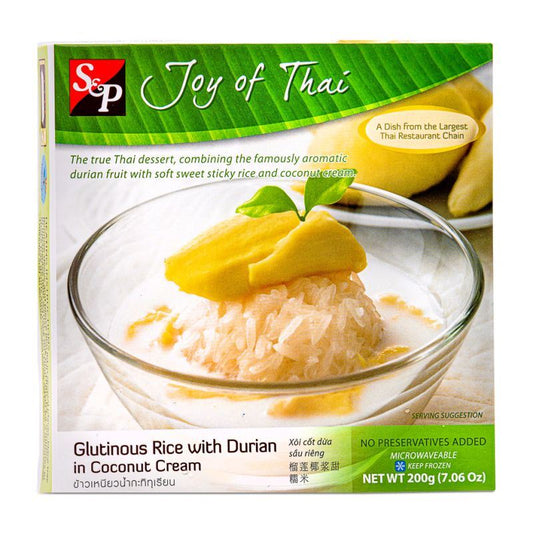 S&P Glutinous Rice with Durian in Coconut Cream 榴蓮椰漿甜糯米