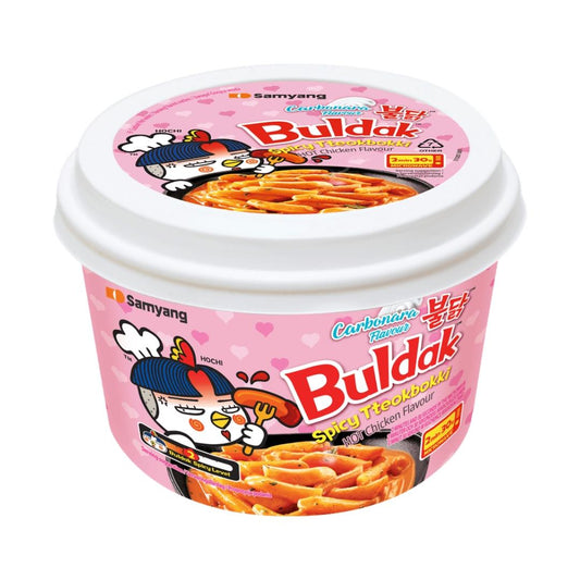 Samyang Buldak Hot Chicken Flavour Tteokbokki Bowl (Carbonara)