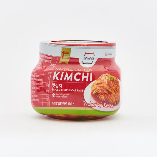 Jongga Mat Kimchi Traditional Korean Cut Cabbage Kimchi (400g Tub)