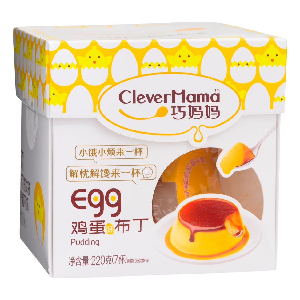 Clever Mama Egg Flavour Pudding 巧媽媽 鷄蛋味布丁