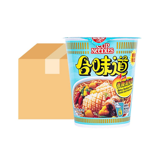 Nissin Cup Noodles (Spicy Seafood Flavour) (Case of 24) 合味道 香辣海鮮味杯麵 (24杯)