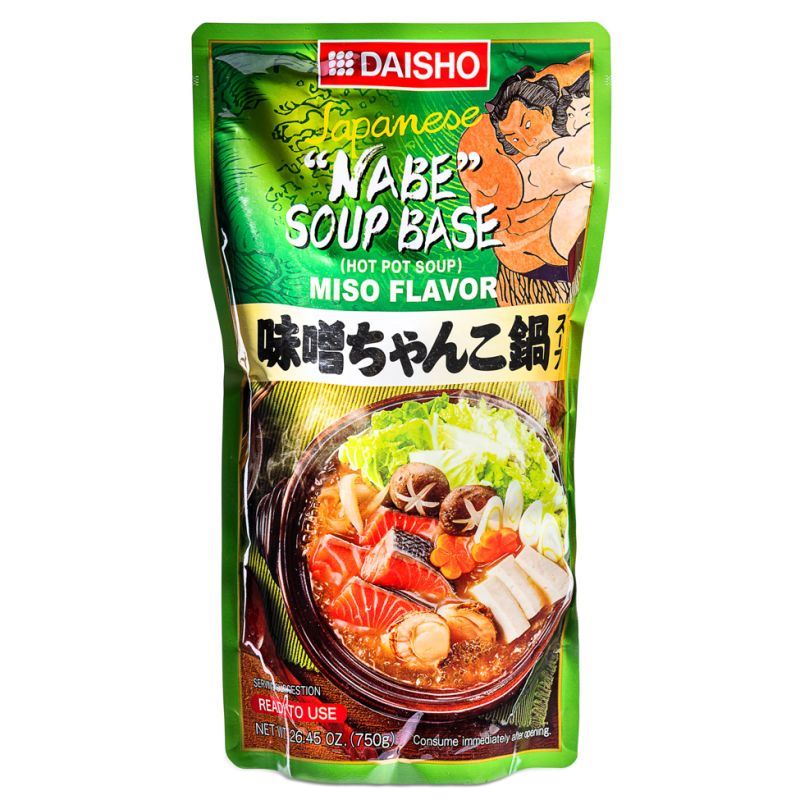 Daisho Japanese Nabe Hot Pot Soup Base (Miso Flavour) 味噌ちゃんこ鍋