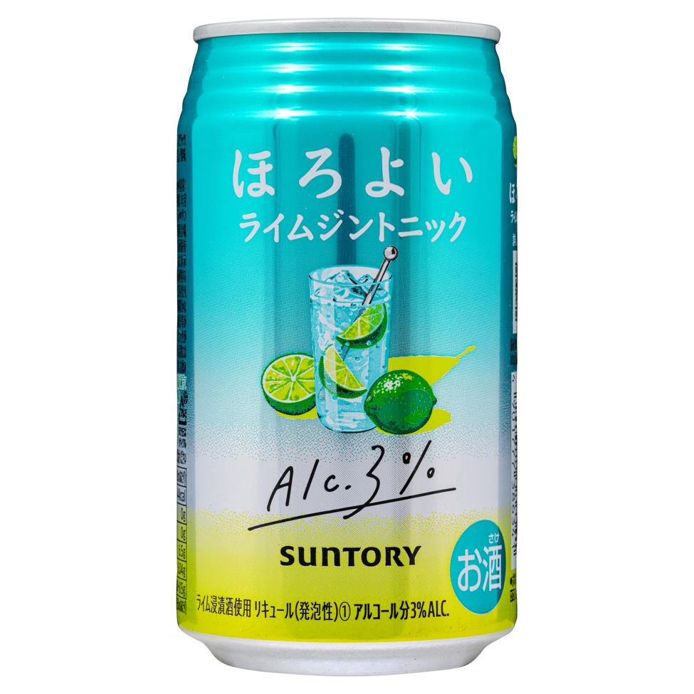 Suntory Horoyoi Cocktail Lime Gin Tonic Chuhai Spritzer (ABV 3%)