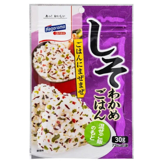 Hagoromo Furikake Rice Seasoning (Seaweed Shiso Flavour) しそわかめごはん