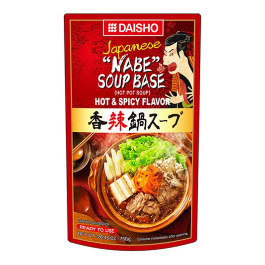 Daisho Japanese Nabe Hot Pot Soup Base (Hot & Spicy Flavour)