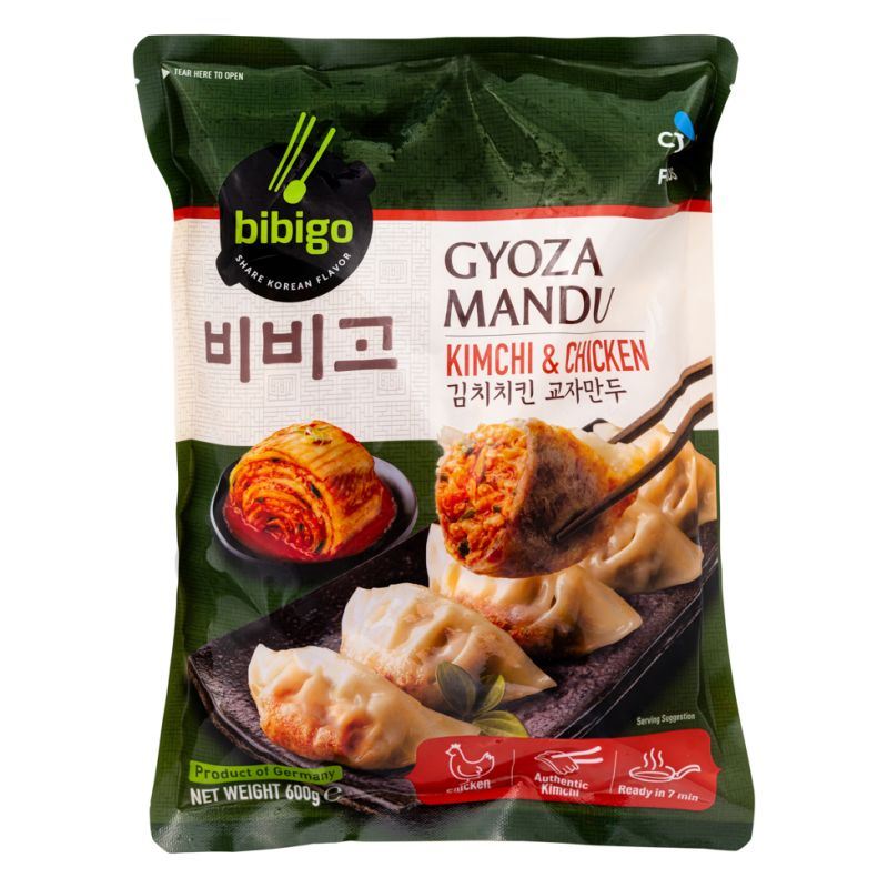 CJ Bibigo Gyoza Mandu Dumplings (Kimchi & Chicken) 김치치킨 교자만두