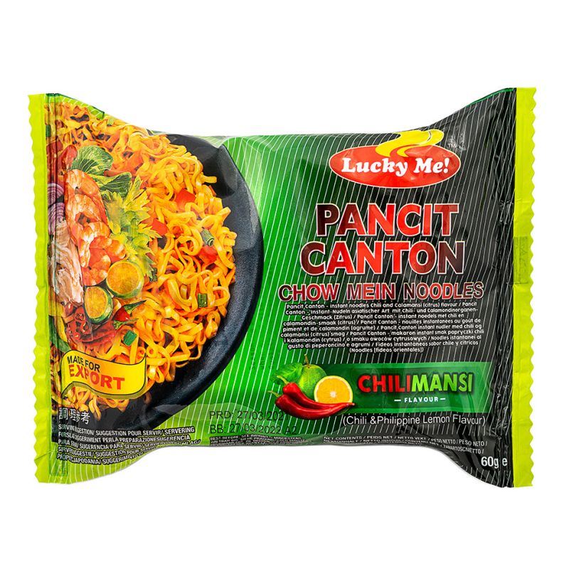 Lucky Me Pancit Canton Chow Mein Noodles (Chili Mansi Favour)