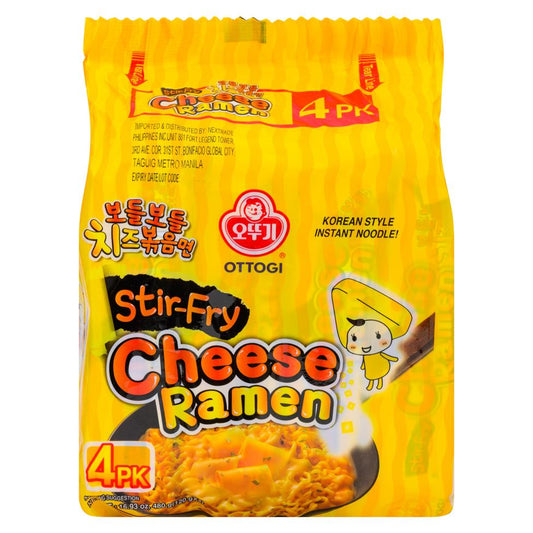 不倒翁起司炒麵多包裝 오뚜기 보들보들 치즈 볶음면