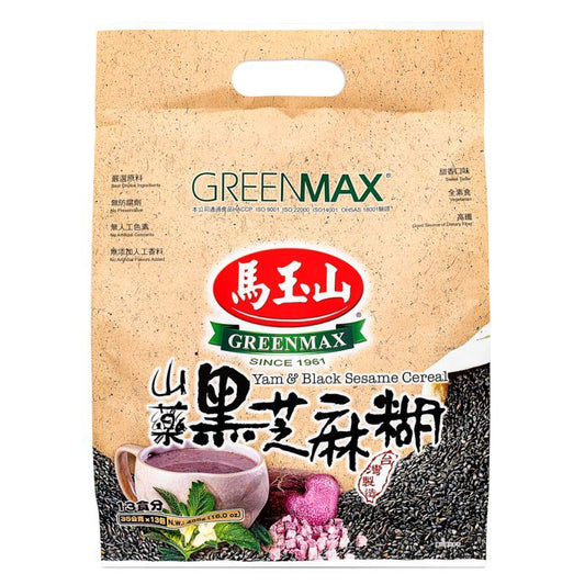 Greenmax Yam & Black Sesame Cereal 馬玉山 山藥黑芝麻糊