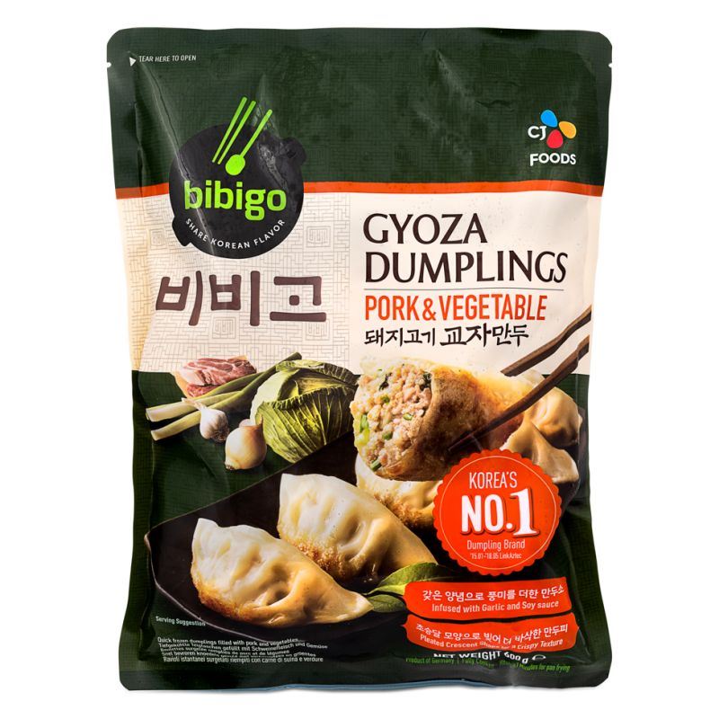 CJ Bibigo Gyoza Dumplings (Pork & Vegetable) 돼지고기 교자만두