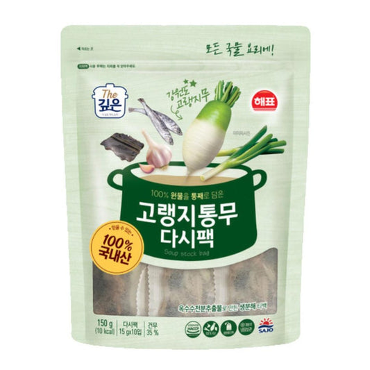 Sajo Haepyo Radish Soup Stock Bag 고랭지통무 다시팩