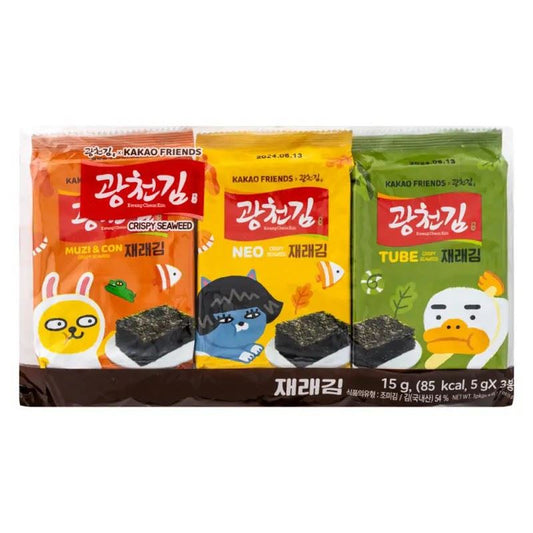 Kwang Cheon Kim x Kakao Friends Crispy Seaweed 재래김