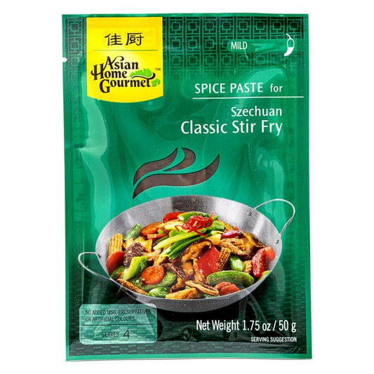 Asian Home Gourmet Spice Paste For Szechuan Classic Stir Fry (Mild)