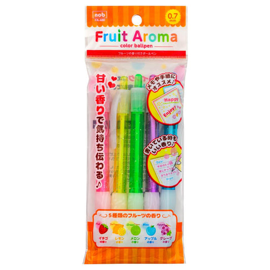 Nob Fruit Aroma Ballpoint Pen 0.7mm (5 Colours) 水果香味 0.7mm 原子筆 (5色)