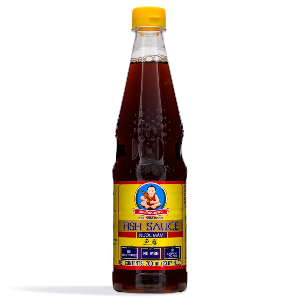 Dek Som Boon (Healthy Boy) Fish Sauce 肥兒標牌 魚露