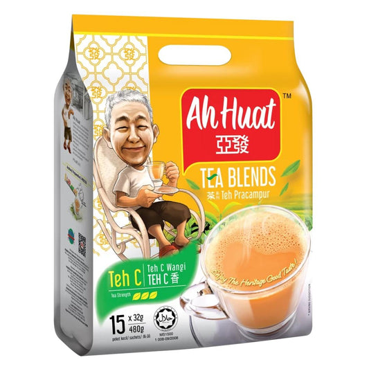 Ah Huat Teh C Tea Blends Milk Tea 3 in 1 亞發 三合一奶茶