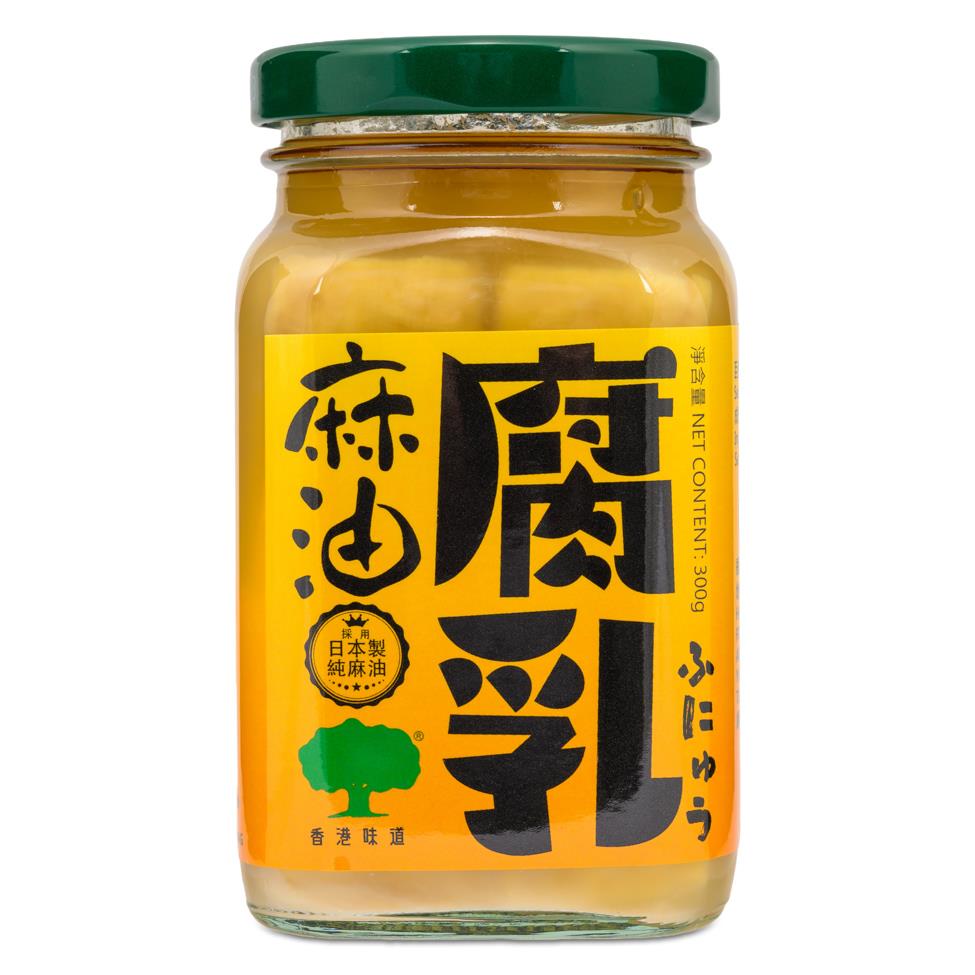 Giant Tree Salted Bean Curd Cubes in Brine (with Sesame Oil) 巨樹牌 麻油白腐乳