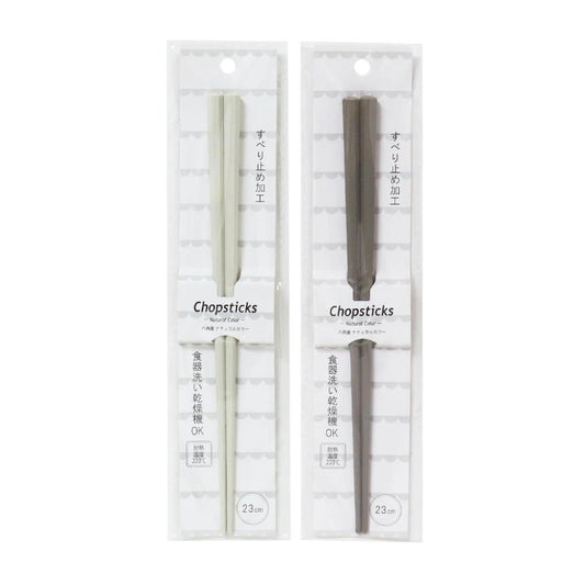 Octagon Chopsticks (Natural Colour) (Random Colour) 八角箸 ナチュラルカラー