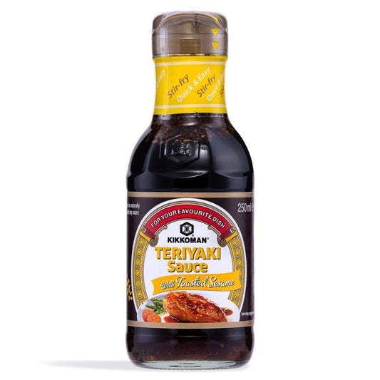 Kikkoman Teriyaki Sauce with Toasted Sesame 萬字 烤芝麻照燒醬汁