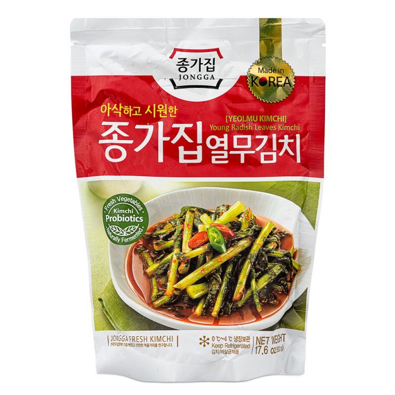 清净园萝卜缨泡菜 (Jongga Yeolmu Kimchi) 宗家府热武泡菜