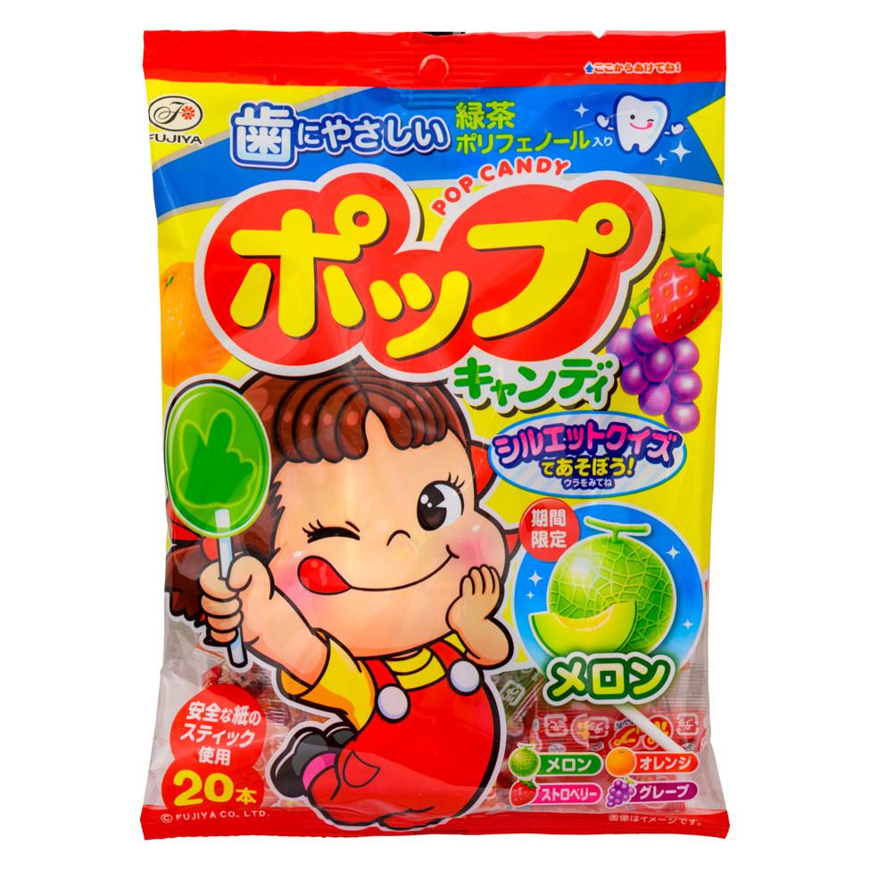 Fujiya Pop Candy (Mix Fruits Flavour) 不二家牛奶妹 水果味棒棒糖