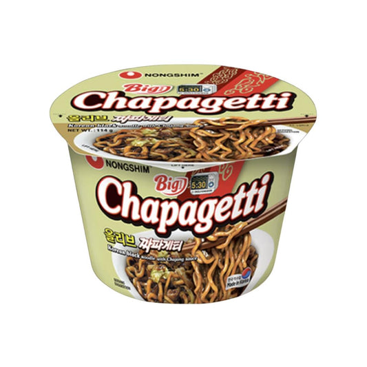 Nongshim Big Bowl Chapagetti Instant Noodles with Black Soybean Flavour