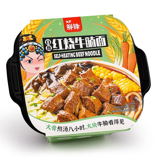 Xian Feng Self-Heating Beef Noodle 鮮鋒 自熱紅燒牛腩麵
