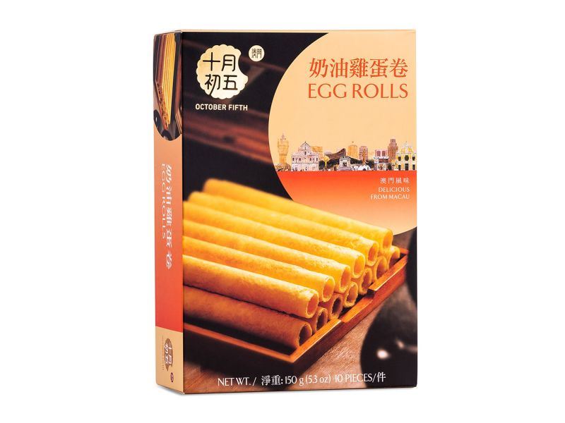 October Fifth Bakery Egg Rolls 澳門十月初五餅家 奶油雞蛋捲