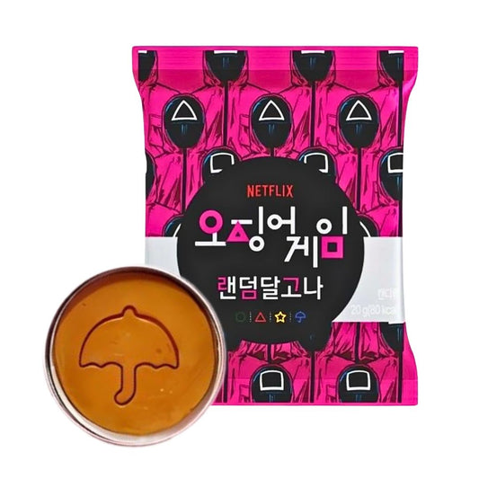 GSR Squid Game Korean Sweet Dalgona Candy (Random Shape)