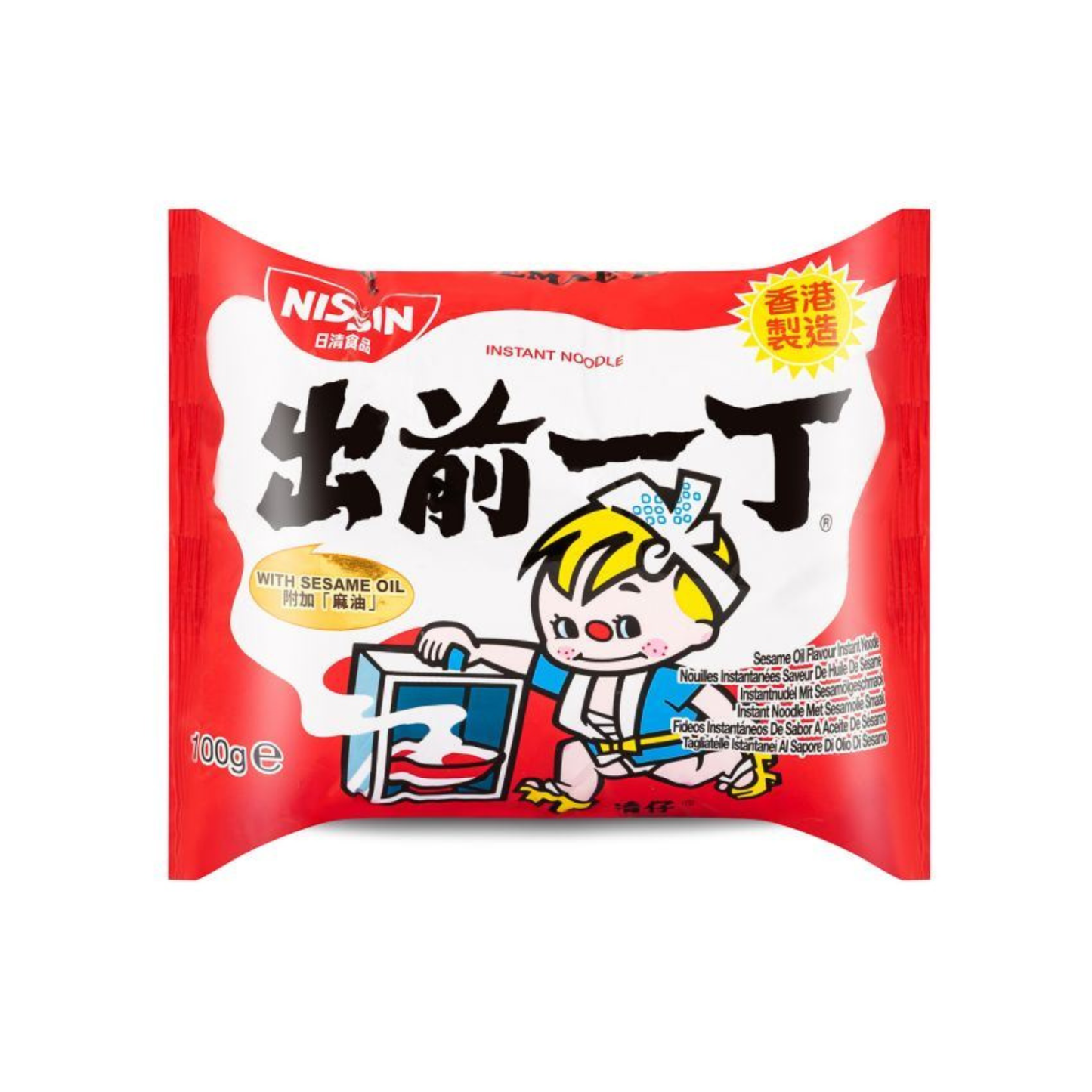 Nissin Sesame Oil Flavour Instant Noodles 出前一丁 麻油味即食湯麵