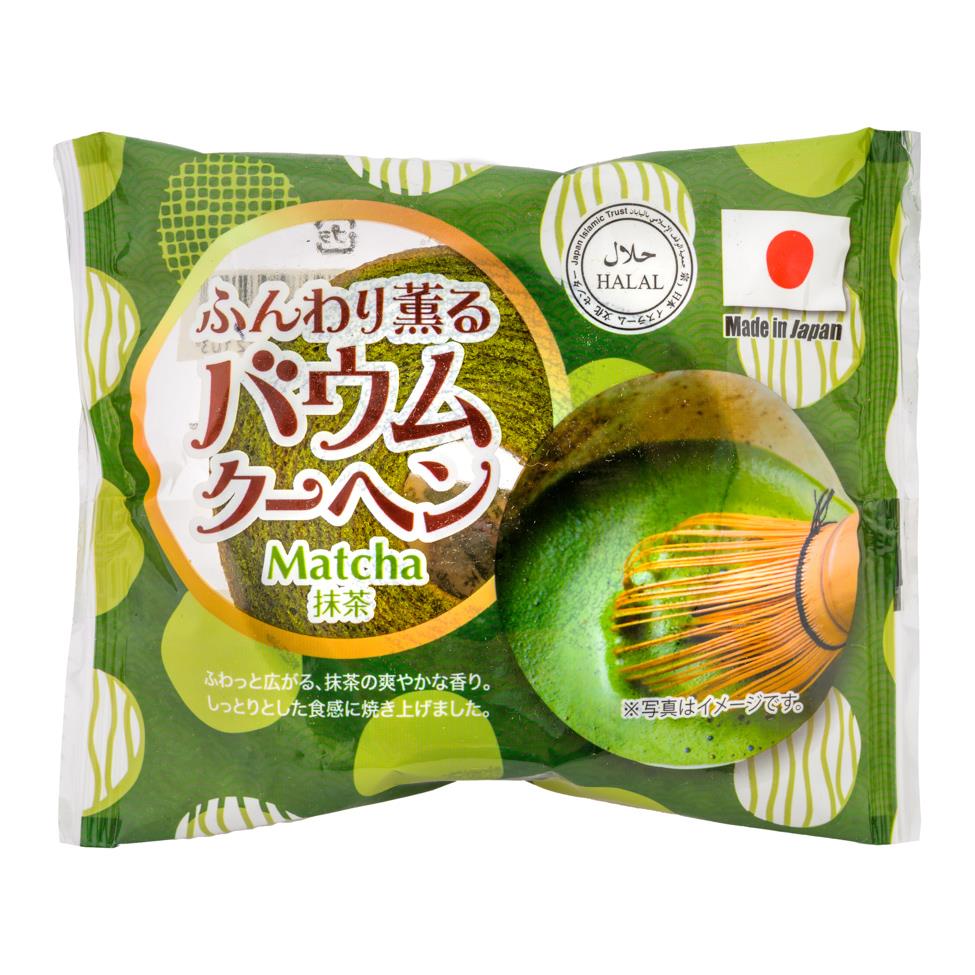 Taiyo Halal Baumkuchen (Matcha Flavour) ふんわり薫る パウム クーヘン (抹茶)