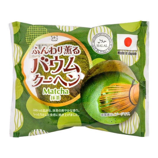 Taiyo Halal Baumkuchen (Matcha Flavour) ふんわり薫る パウム クーヘン (抹茶)