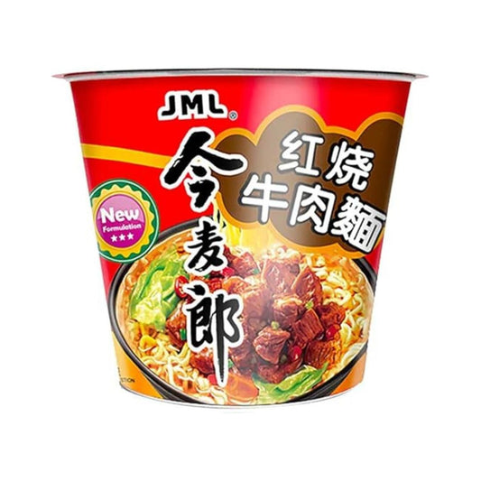 JML Artificial Stew Beef Flavour Instant Noodle (Bowl) 今麥郎 紅燒牛肉麵 (碗)