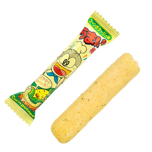 Yaokin Umaibo Corn Puff Snack (Corn Potage Flavour) (Pack of 30) うまい棒コーンポタージュ味 (30本入)