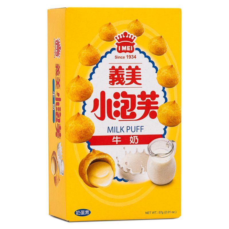 I Mei Milk Puff 義美 牛奶小泡芙