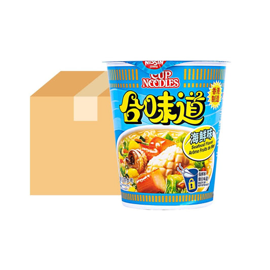 Nissin Cup Noodles (Seafood Flavour) (Case of 24) 合味道 海鮮味杯麵 (24杯)