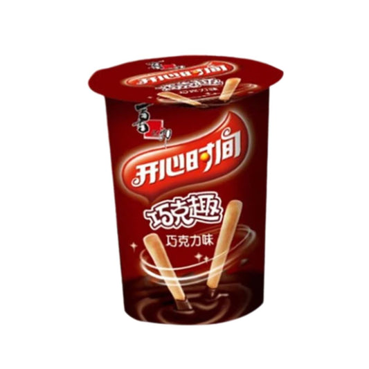 Xizhilang Happy Time Dip Biscuit Snack (Chocolate Flavour) 喜之郎 開心時間 巧克趣 巧克力味餅乾條